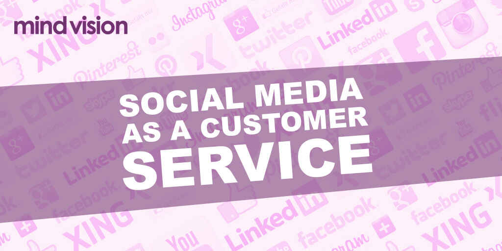 social media as a customer service