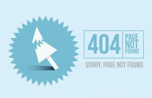 404 design, redirect page